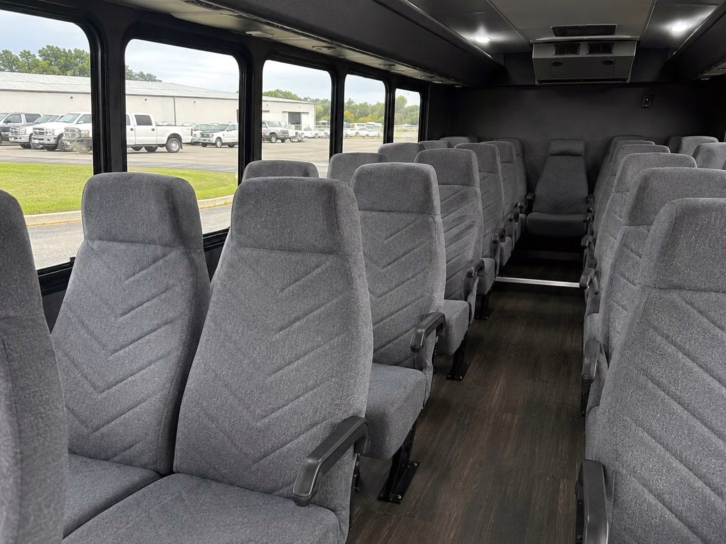 15 passenger minibus inside