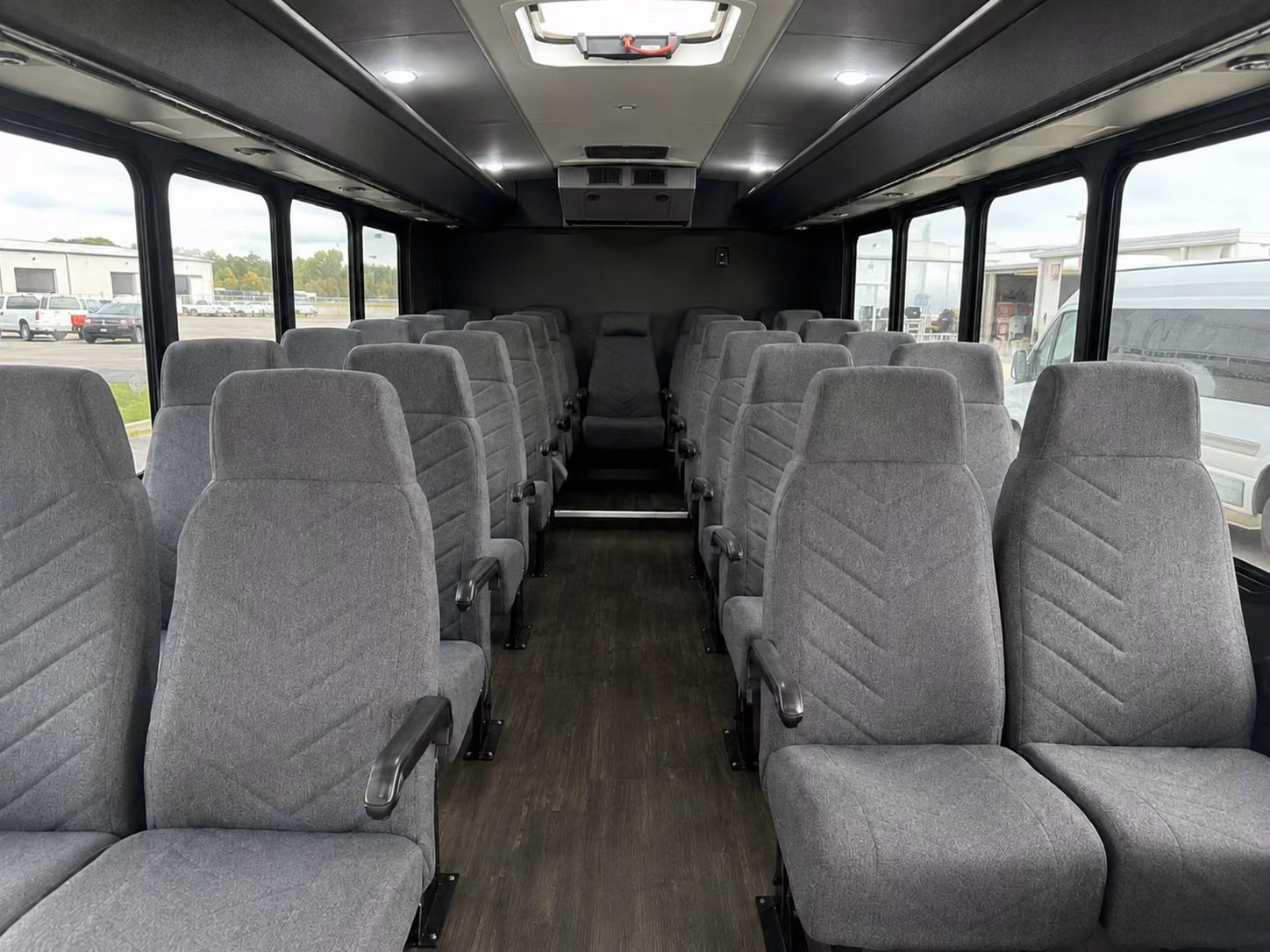 15 passenger minibus interior