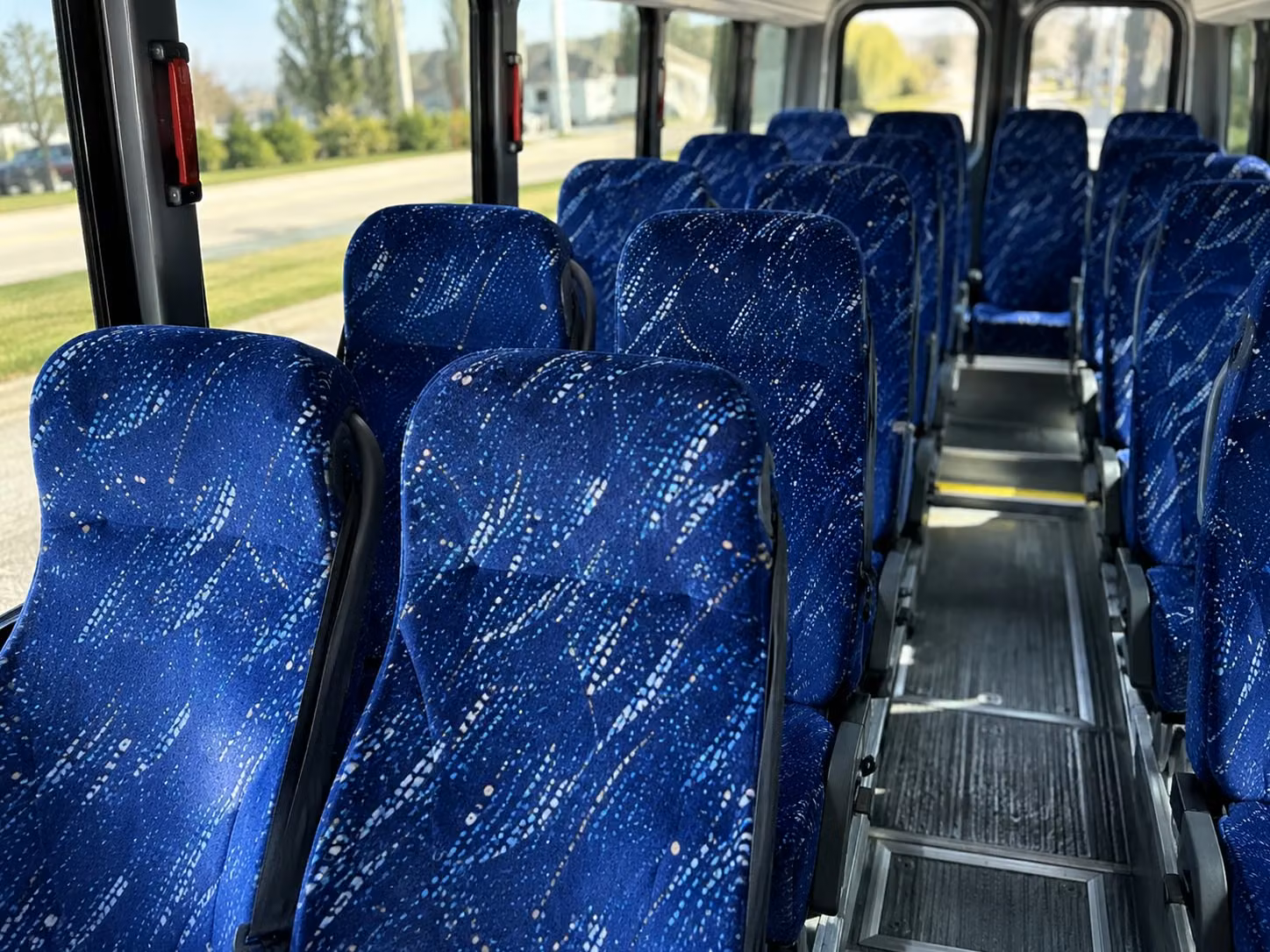 18 passenger minibus interior