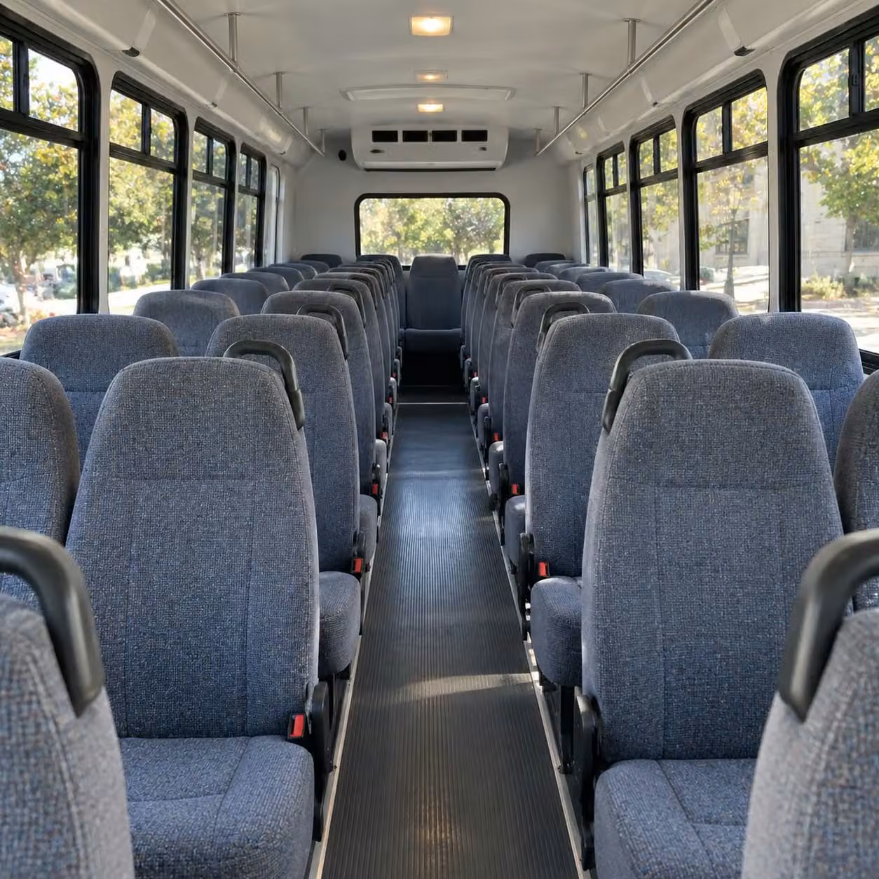 30 passenger minibus interior