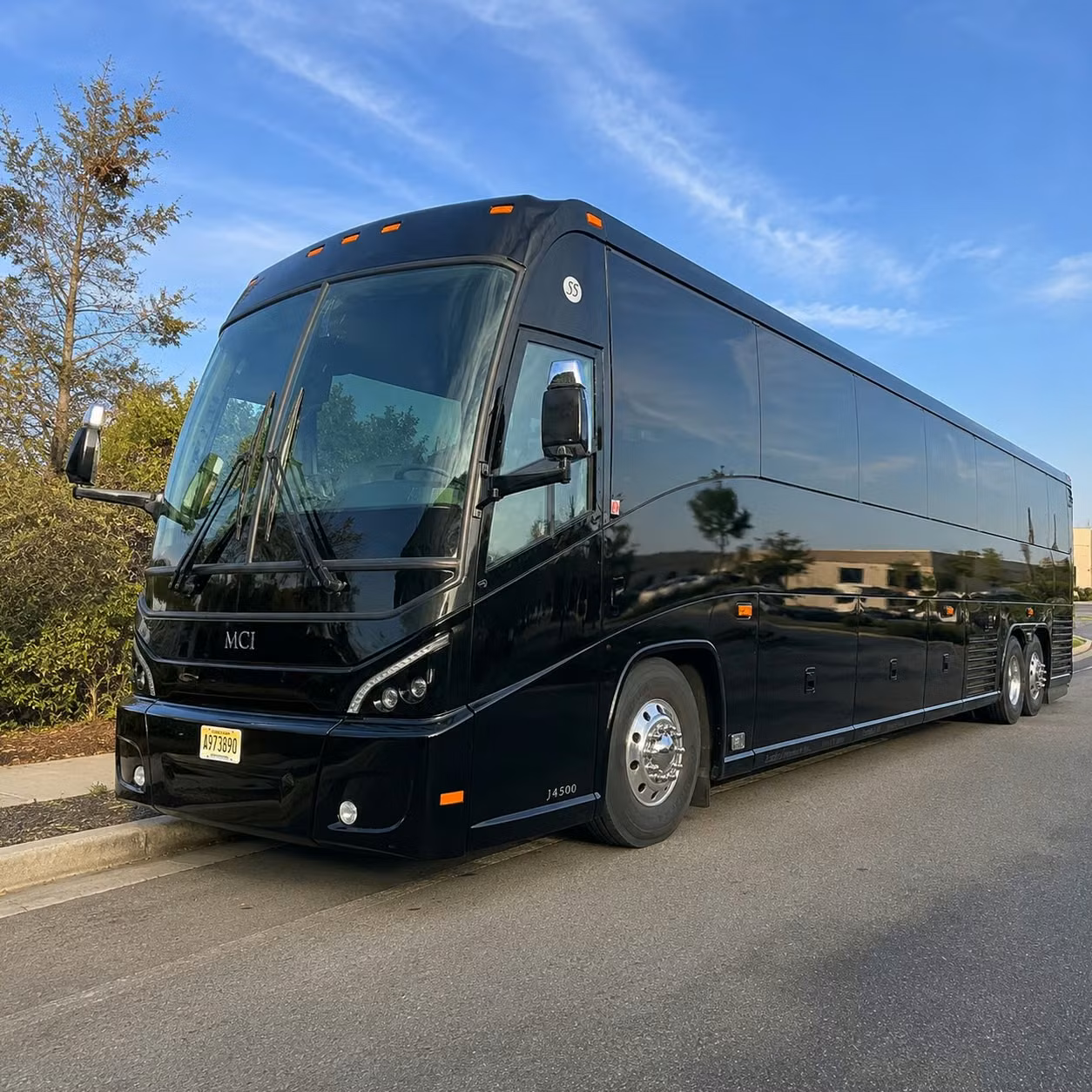 56 passenger charter bus
