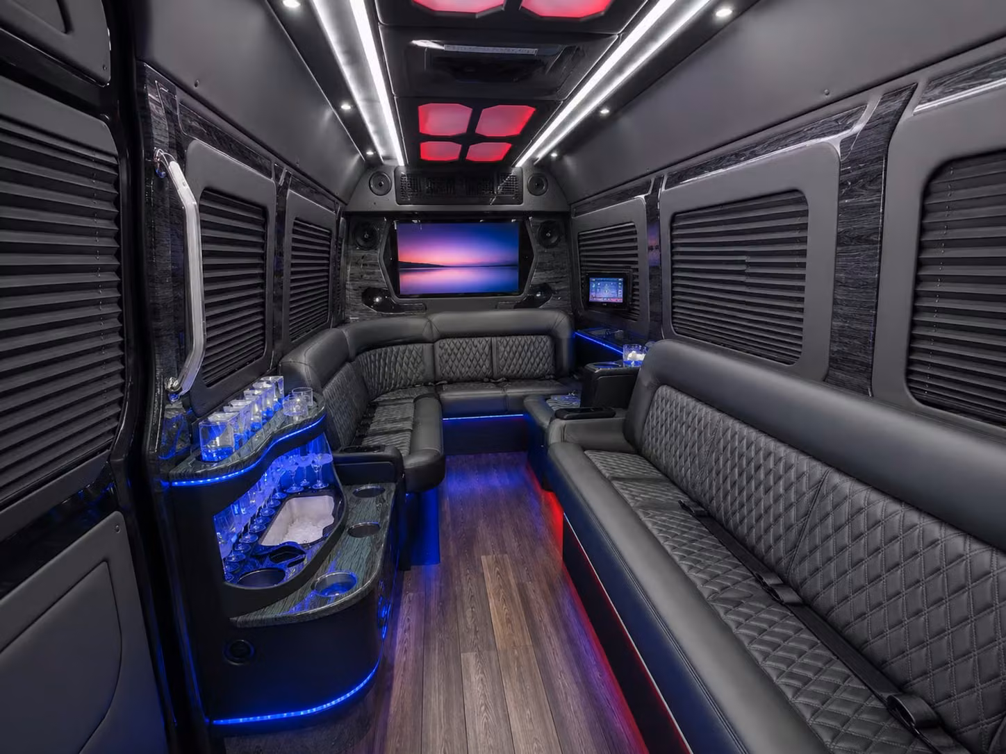 long distance government military bus rentals from salina
